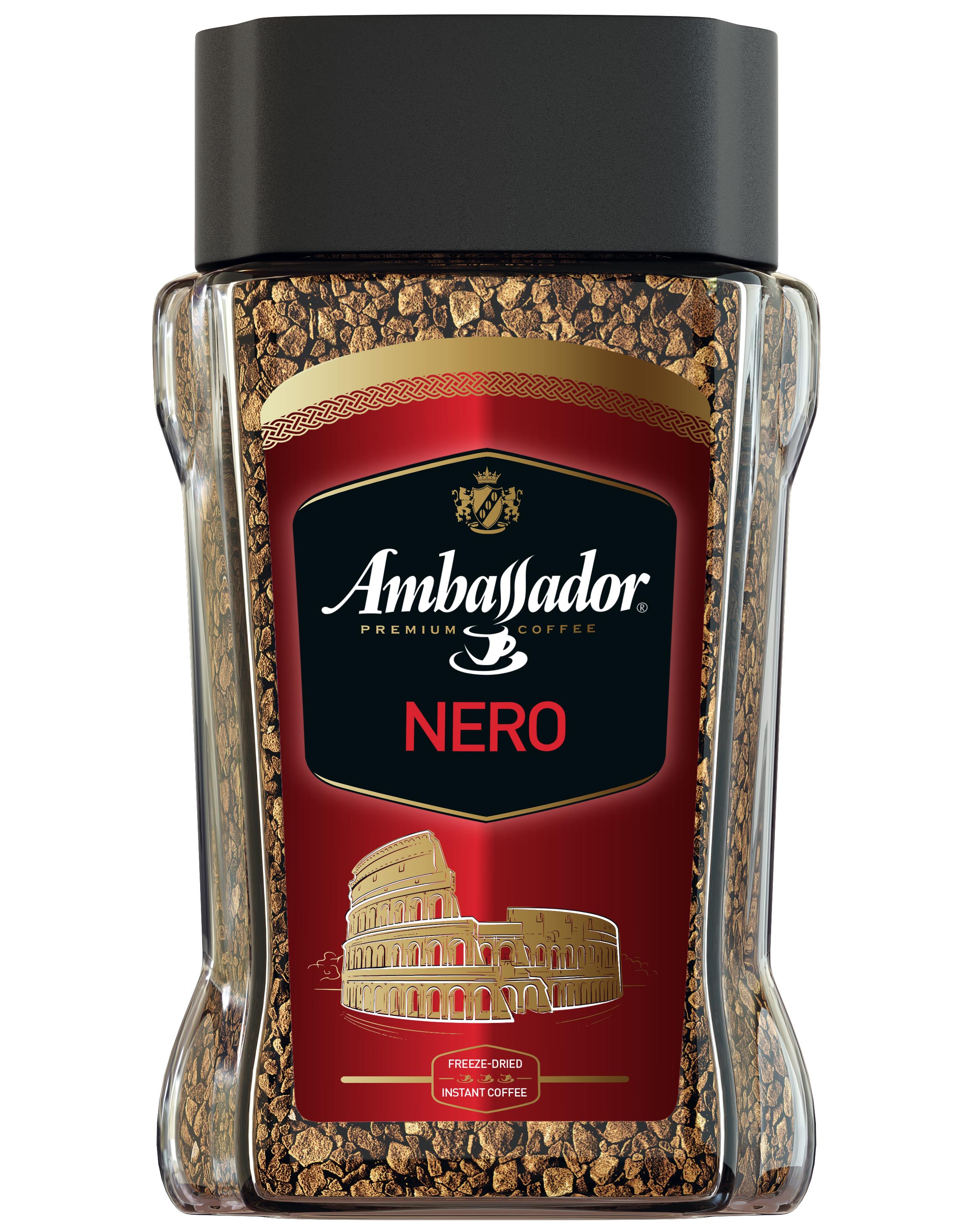 Instant sublimated coffee AMBASSADOR NERO