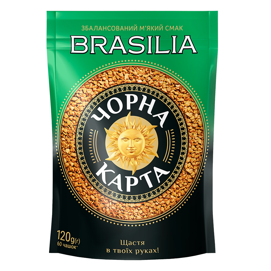 Instant «Brasilia» coffee «CHORNA KARTA»