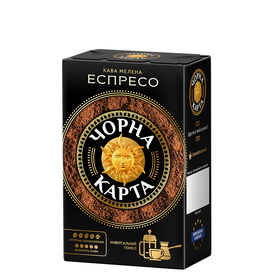 Ground coffee Espresso «CHORNA KARTA»