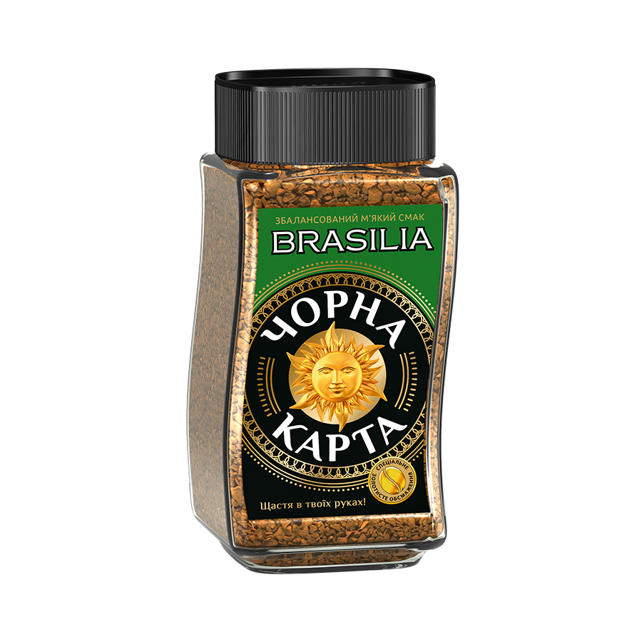 Intant «Brasilia» coffee «CHORNA KARTA»