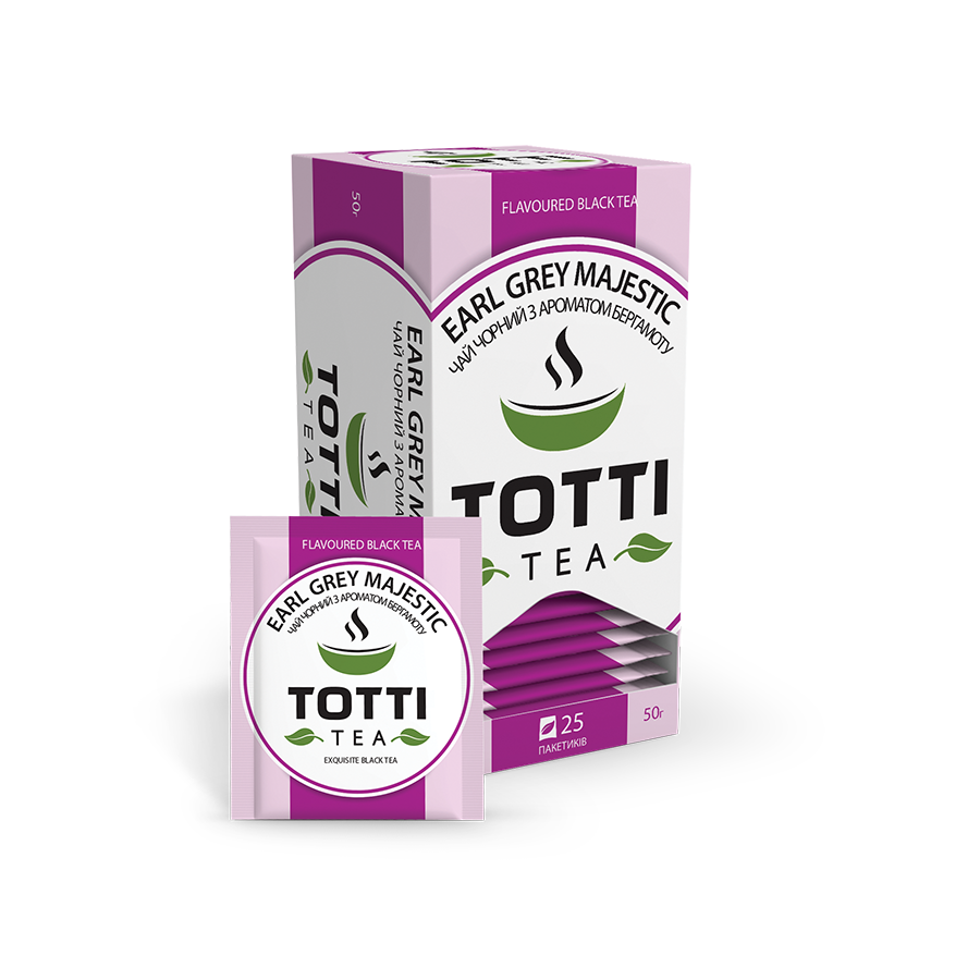 ЧАЙ TOTTI TEA Эрл Грей Маджестик