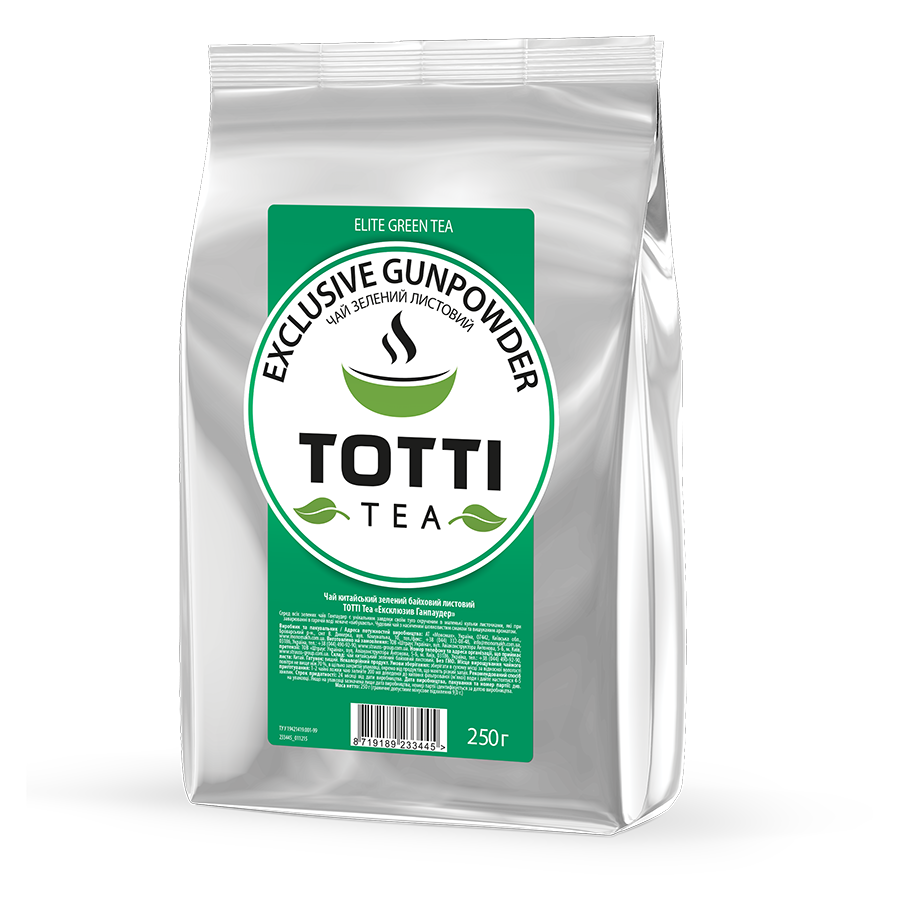 ЧАЙ TOTTI TEA Ексклюзив Ганпаудер