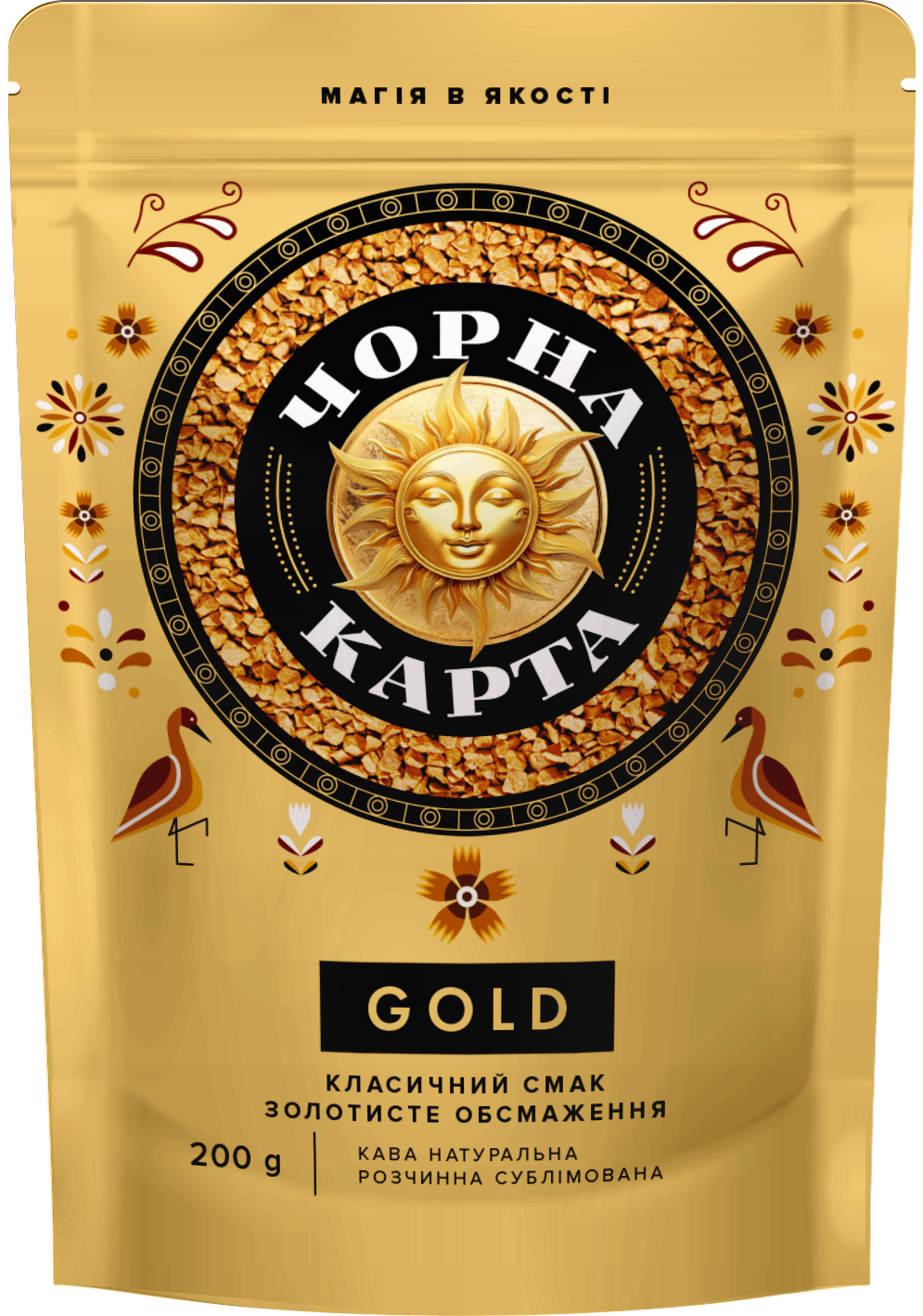 Instant «Gold» сoffee «CHORNA KARTA»