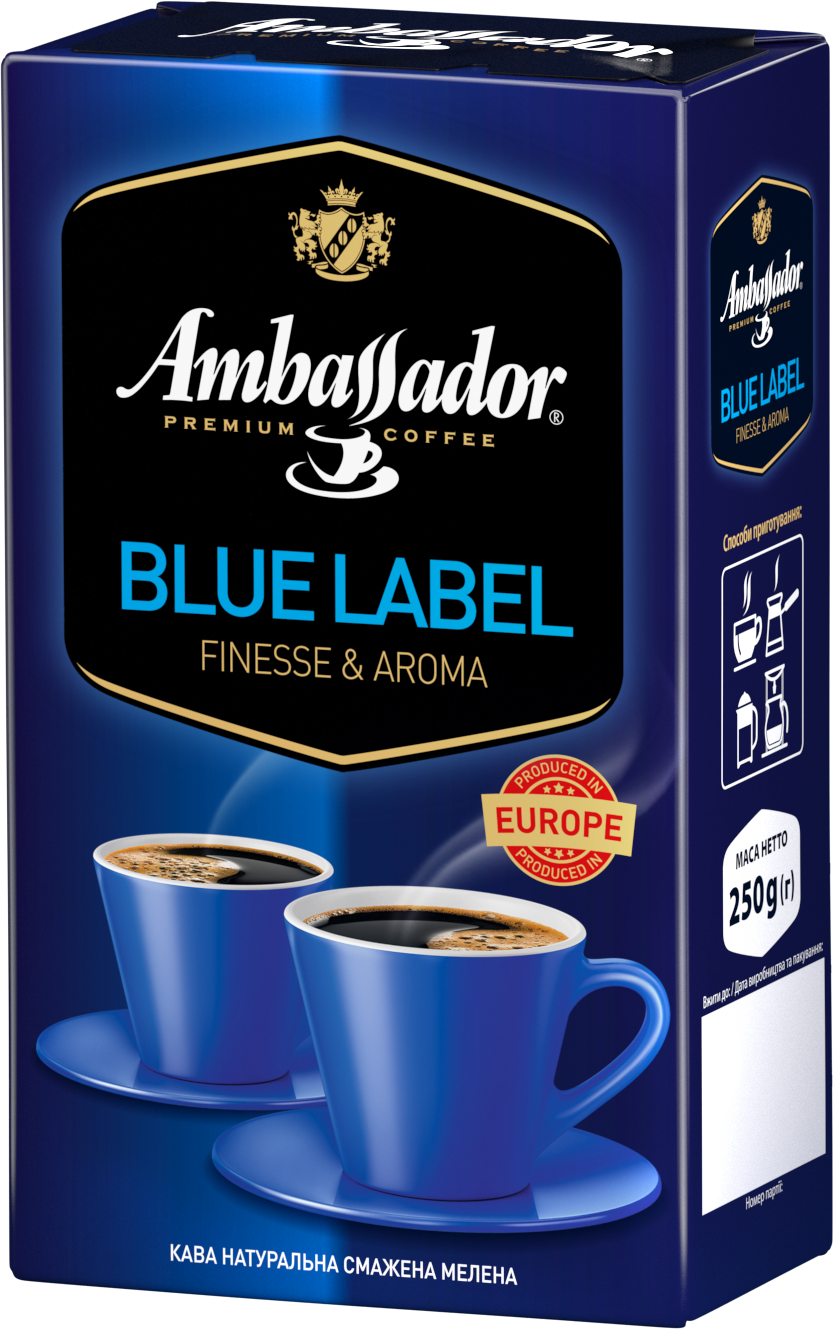 Кофе молотый AMBASSADOR BLUE LABEL
