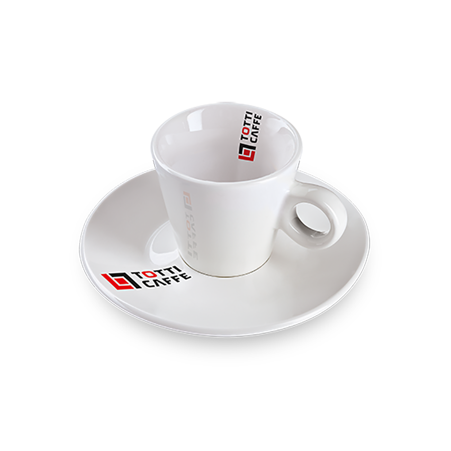 Cup with saucer TOTTI CAFFE