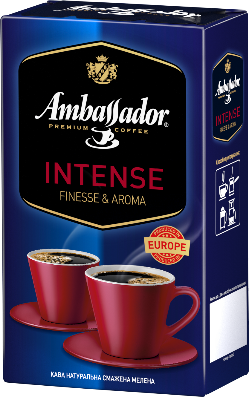 Кофе молотый AMBASSADOR INTENSE