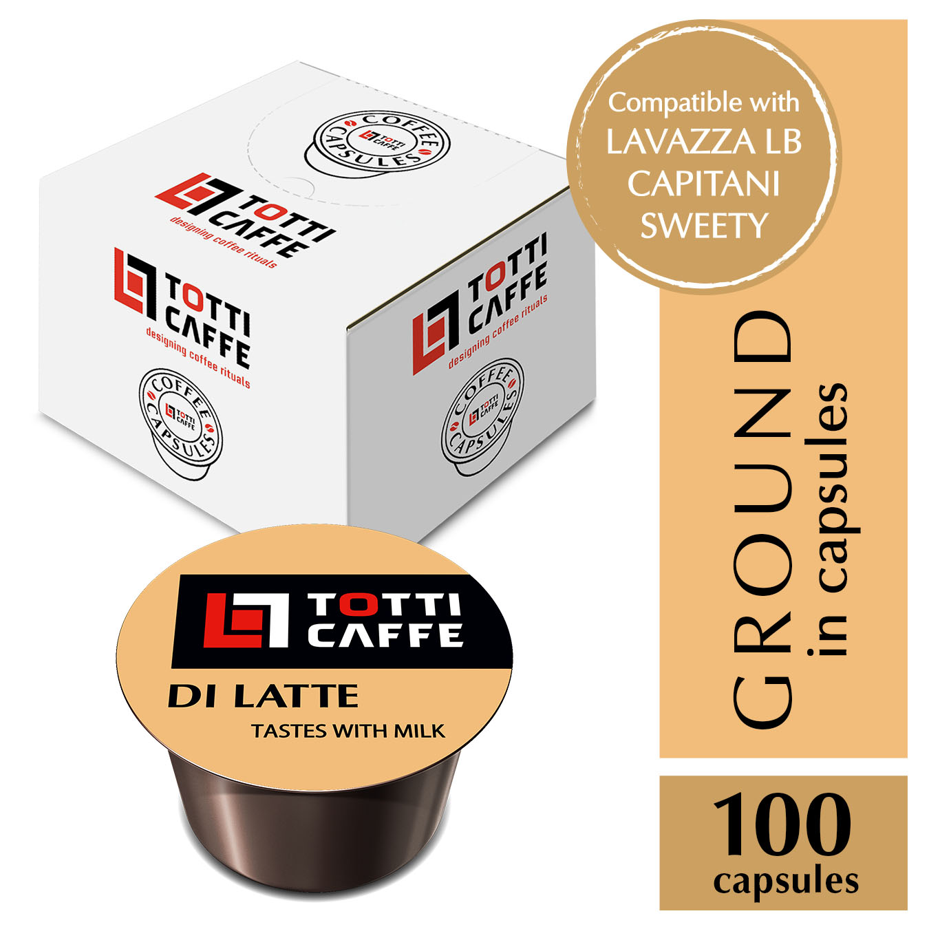 CAPSULE TOTTI CAFFE Di LATTE